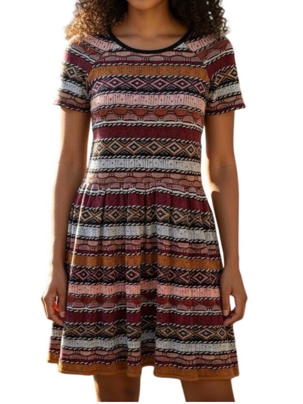 Anthropologie Cecelia Prado light Weave  Luiza Knit Dress Sz S